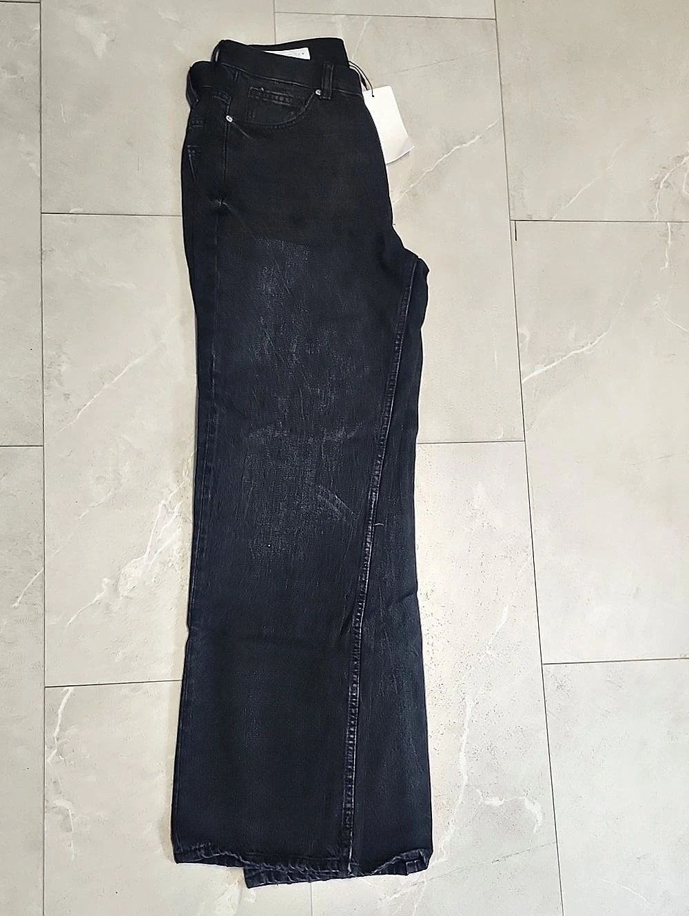 Zara Straight Leg Jeans in Black US 6 NWT